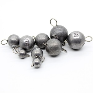 AOCLU nu sans peinture tête de gabarit plomb plombs poids coups avec goupille de verrouillage 10 pièces/lot de 2g à 21g pour leurre souple jigging - Product Image 3