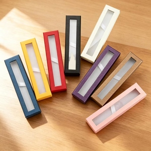 Boîte cadeau haut de gamme avec couvercle transparent, logo personnalisé, finition mate, doublure en mousse, fermeture magnétique étanche, emballage de vente au détail - Product Image 1
