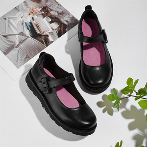 Prodotti di tendenza scarpe <span class=keywords><strong>da</strong></span> studente a scuola per ragazze scarpe basse e Casual <span class=keywords><strong>da</strong></span> bambino in tinta unita in pelle - Product Image 5