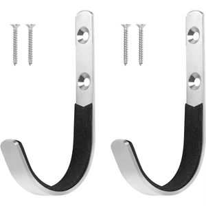 Ganchos de Acero Inoxidable Resistentes para Montaje en Pared, Acolchado Suave, Duraderos, No Impermeables, Solución de Exhibición de Equipos para Todas las Estaciones - Product Image 4