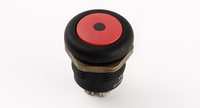 Micro bouton-poussoir rouge en plastique, 12mm, pour banquet, 12mm