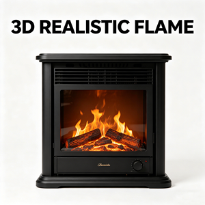 Cheminée électrique européenne pour la maison, <span class=keywords><strong>chauffage</strong></span> efficace avec flamme 3D réaliste, sûre et décorative pour la maison et l'hôtel - Product Image 1