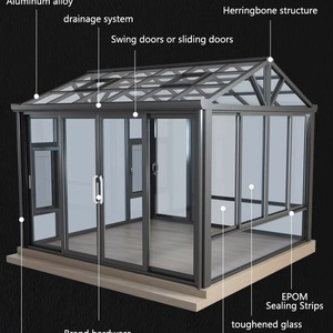 Pérgola Motorizada de Vidrio Personalizada de Fábrica, Cubierta Impermeable para Patio Exterior de Villa, Techo de Láminas Ajustables, Gazebo con Persianas - Product Image 5
