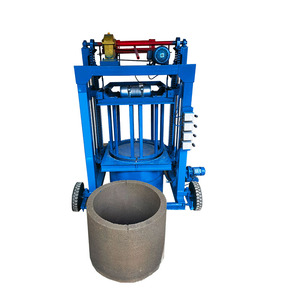 Macchine per lo stampaggio di mattoni di cemento macchine semi automatiche per la fabbricazione di mattoni macchina per blocchi di calcestruzzo - Product Image 1
