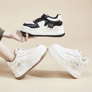 Zapatillas Deportivas para Mujer, Primavera 2026, Nueva Llegada, Zapatillas Blancas con Tacón Integrado y Suela Gruesa, Zapatos Casuales y Cómodos para Mujer - Product Image 6