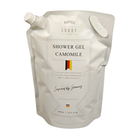 Pochette à bec verseur refermable de qualité alimentaire 2L 3L avec logo personnalisé imprimé pour l'emballage de boissons et de liquides laitiers