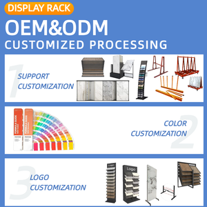 Vente en gros de chariots poussoirs en granit de type A intégrés double face personnalisés de haute qualité avec roues - Product Image 5