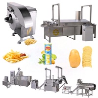Groothandel Directe Verkoop Automatische Aardappelchips Productielijn Diepvries Frietenmachine