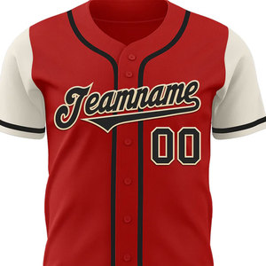 Camiseta de Béisbol de Manga Larga Personalizada de Alta Calidad, Impresión Digital, Poliéster/Algodón, Secado Rápido, Transpirable, Diseño Gratuito, Precio Económico - Product Image 3