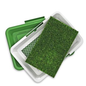 Nouveau chien pelouse toilette haute qualité <span class=keywords><strong>gros</strong></span> chien Pet Loo réutilisable chien herbe <span class=keywords><strong>pipi</strong></span> Pad antidérapant lavable tapis de formation pour animaux de compagnie - Product Image 2