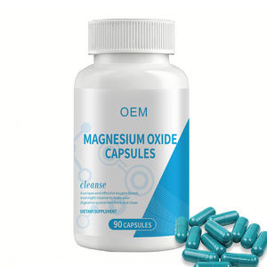 Cápsulas de Óxido de Magnesio OEM/Marca Privada 1035mg + Citrato de Potasio 99mg, Alta Potencia para el Apoyo a la Regularidad Digestiva, 90 Unidades - Product Image 1