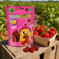 Bonbons Gommes Yoloduck Saveur Fruits Halal en Gros Personnalisables Doux, Sucrés et Acidulés