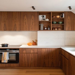 Mới thiết kế hiện đại ngăn kéo phía trước bằng gỗ veneer Tủ Bếp phù hợp - Product Image 5