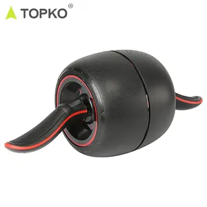 TOPKO Home Gym Fitness Equipment PP Material Abdominal & Core Strength Training Exercise Wheel Ab Workout Ab Wheel Roller