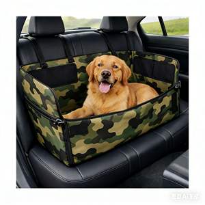 Housse de siège auto pour animaux de compagnie (chats et chiens) en tissu Oxford noir, anti-rayures, imperméable, antidérapante et durable - Product Image 5