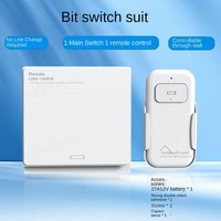 Interrupteur mural intelligent sans fil à double commande tactile Type 86, 10A, pour lampe domestique, sans câblage, en PC durable