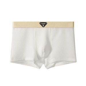 8221 <span class=keywords><strong>Boxer</strong></span>-Shorts Frais en Soie Glacée pour Hommes, Sous-Vêtements, Pantalons <span class=keywords><strong>de</strong></span> Plage, Caleçons <span class=keywords><strong>de</strong></span> Fabricant Chinois en Stock, Vente en Gros, Logo Personnalisé - Product Image 2