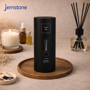 Emballage de tube en carton pour huile essentielle de luxe personnalisé, cylindre rond en kraft avec insert en EVA, emballage de tube en papier pour diffuseur de parfum - Product Image 5