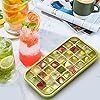 Moule à glaçons en silicone sans BPA, 64 pièces, qualité alimentaire, bac à glaçons en silicone pour whisky avec couvercle