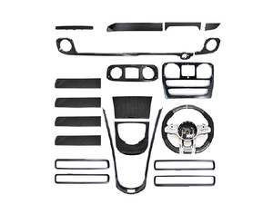 Accessoires <span class=keywords><strong>de</strong></span> voiture en carbone sec <span class=keywords><strong>de</strong></span> haute qualité Kits intérieurs 20 pièces Ensemble LHD RHD 10 pièces pour Benz Classe G W464 W463 2019-2024 - Product Image 2