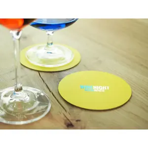 Faux leather <b>coaster</b> custom merchandising - Product Image 2