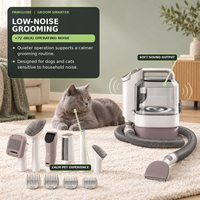 Kit de Toilettage pour Animaux 6-en-1 en Gros, Aspirateur 12kPa 3.2L, Tondeuse Silencieuse, Fournitures pour Animaux OEM ODM Marque Privée Pawglobe