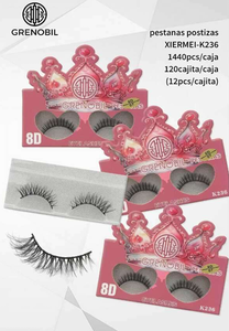 เกรโนบิล เพสราส์ขนตาปลอม K236 8D ฟูลวอลลุ่ม กระดาษธรรมดา คละสี - Product Image 3