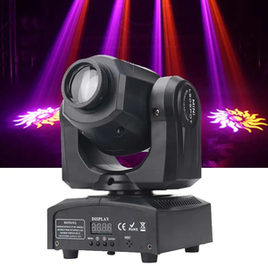 50 Wát mini <span class=keywords><strong>LED</strong></span> di chuyển đầu ánh sáng tại chỗ Disco giai đoạn thiết bị chiếu sáng chuyên nghiệp <span class=keywords><strong>LED</strong></span> DJ ánh sáng - Product Image 1