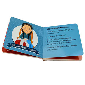 Impression de livres cartonnés pour enfants en papier épais de haute qualité personnalisés en usine - Product Image 3