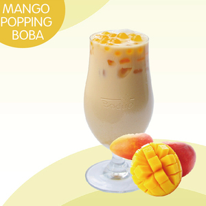 BODUO Factory Outlet 3kg Bola de jugo de fruta Boba Peal Mango Sabor Popping Boba para té de burbujas Té de la leche - Product Image 5