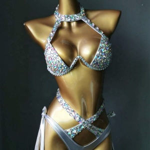 Badmode Strass Bikini Set <span class=keywords><strong>Venus</strong></span> Vakantie Diamant Sexy Vrouwen Badpak Push-Up Strandkleding - Product Image 1