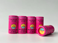 Biodégradable recyclé cosmétique crème solaire solide carton Push up papier Tube déodorant bâton baume à lèvres Tubes emballage conteneur
