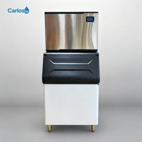 Machine à glaçons électrique à écran tactile, coque en acier inoxydable, machine à glaçons commerciale pour les magasins de thé au lait