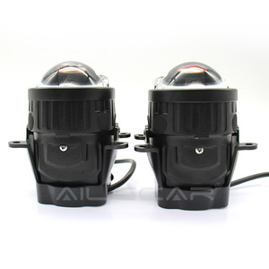 Đèn sương mù LED chống nước D45 IP68, đèn chiếu kép laser halogen 12V, ánh sáng vàng, chất liệu nhôm, kiểu dáng H11/H4 dành cho ô tô - Product Image 6