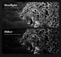 Kacamata pandang malam Digital panjang 329 m, baru 800 10X HD 5W inframerah 1080P monokular penglihatan malam untuk berburu