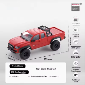 Camion tout-terrain électrique télécommandé 4x4 RTR RC Rock Crawler 1/24, modèle de collection pour hobby - Product Image 1