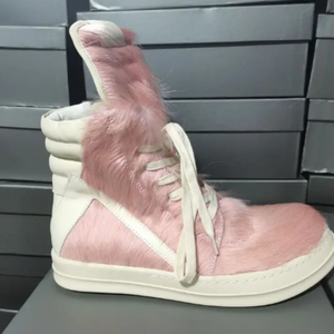 Sneakers Unisex Retrò Personalizzate con Lacci, Traspiranti in Vera Pelle, Taglia Grande 48, Suola Spessa, Scarpe da Passeggio per Uomo - Product Image 2