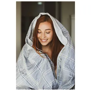 Hot Sale Gravity Weighted Blanket Quilt Blanket Protected From EMF 5G Microwaves Weighted Blanket