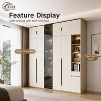 Armoire de Rangement Pliante Moderne et Simple pour la Maison, Penderie d'Angle Ajustable, Ensemble de Meubles de Dressing de Luxe Légers pour Appartement et Chambre à Coucher