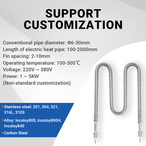 220V vây ống không khí Ống nóng cho quá trình công nghiệp buộc sưởi ấm không khí giày làm máy in máy - Product Image 5
