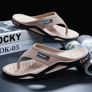 Модные популярные шлепанцы из ПВХ для мужчин, разноцветные, мягкие, удобные, оптом от поставщиков - Product Image 3