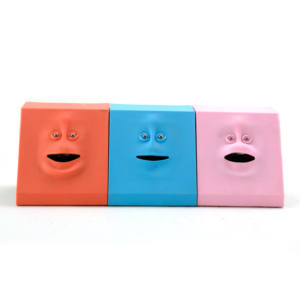 Alcancía Creativa con Forma de Cara para Niños y Adultos, Divertida Caja de Ahorro Interactiva - Product Image 1