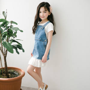 Nouvelle robe tutu en jean moderne pour filles, style princesse, pour enfants, achat direct auprès d'un fournisseur chinois - Product Image 3