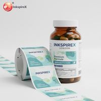 Étiquettes personnalisées pour produits, suppléments, autocollants adhésifs imprimés pour les soins de santé, étiquettes imprimées pour les bouteilles en plastique
