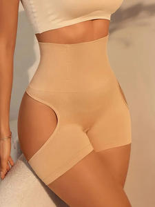Al por mayor Faja moldeadora de mujer de alta elasticidad con efecto levanta glúteos, ajuste ceñido, control de abdomen y glúteos abiertos - Product Image 6