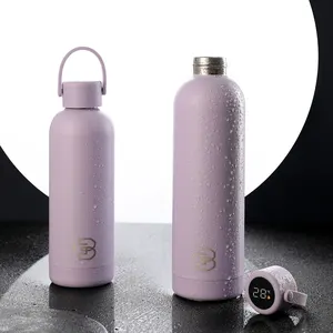 Termo Smart LED Temperature Display Metal Insulation Water Bottles Stainless Steel Intelligent Vacuum Flask
