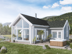 Villa unifamiliale Structure en acier Maison d'habitation préfabriquée entièrement meublée Maisons <span class=keywords><strong>de</strong></span> <span class=keywords><strong>plage</strong></span> préfabriquées <span class=keywords><strong>Cabine</strong></span> <span class=keywords><strong>de</strong></span> bâtiments <span class=keywords><strong>de</strong></span> <span class=keywords><strong>jardin</strong></span> - Product Image 3