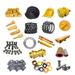 Rouleau inférieur d'excavatrice E215b, pièce de rechange directe usine, compatible OEM D4 D4D D5 D6 D7 - Product Image 6