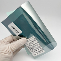 Kostenlose Probe Moderne Glas-Tönungsfolie Solarfolie für Fenster Gebäudeglas Wärmeisolierung PET Auto-Fenstertönung Dekorativ 2mil