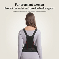 Ceinture de Soutien Dorsal en Gaze de Coton Élastique pour Soins Abdominaux Post-partum, Respirante et Sans Coutures, pour Affiner le Ventre